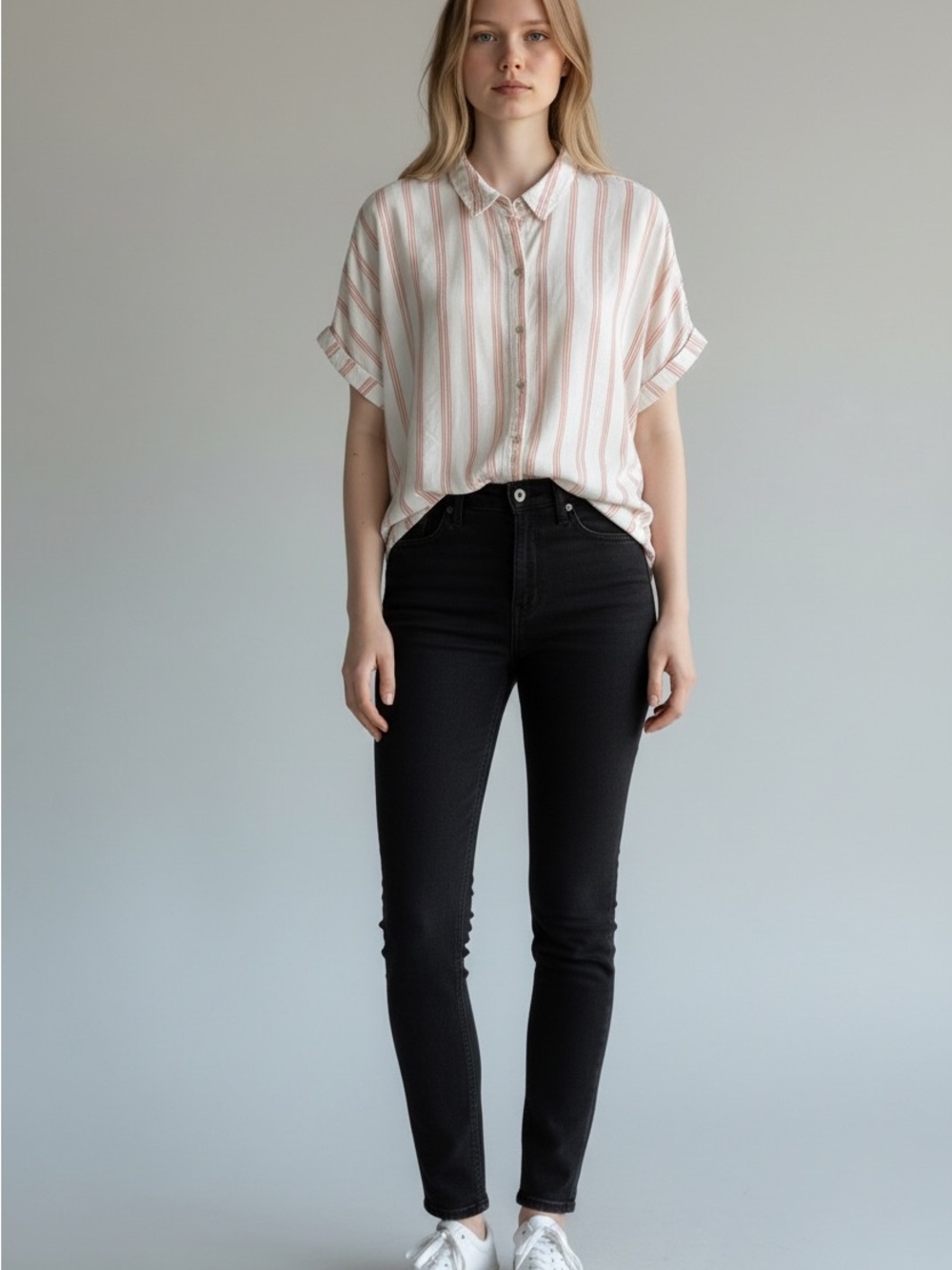 Universal Thread Black High-Rise Skinny Jeans for Women